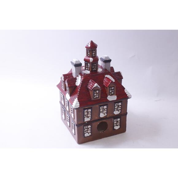 Baroque Mansion, Ceramic, Winter Village House, 1987, Yuletide, Christmas Decor, - Picture 2 of 4